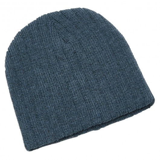 Heather Knit Beanies Navy Heather